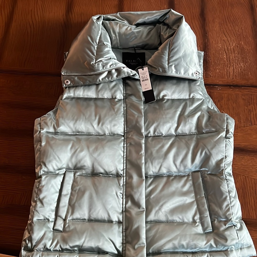 NWT Talbots Mint Green Vest